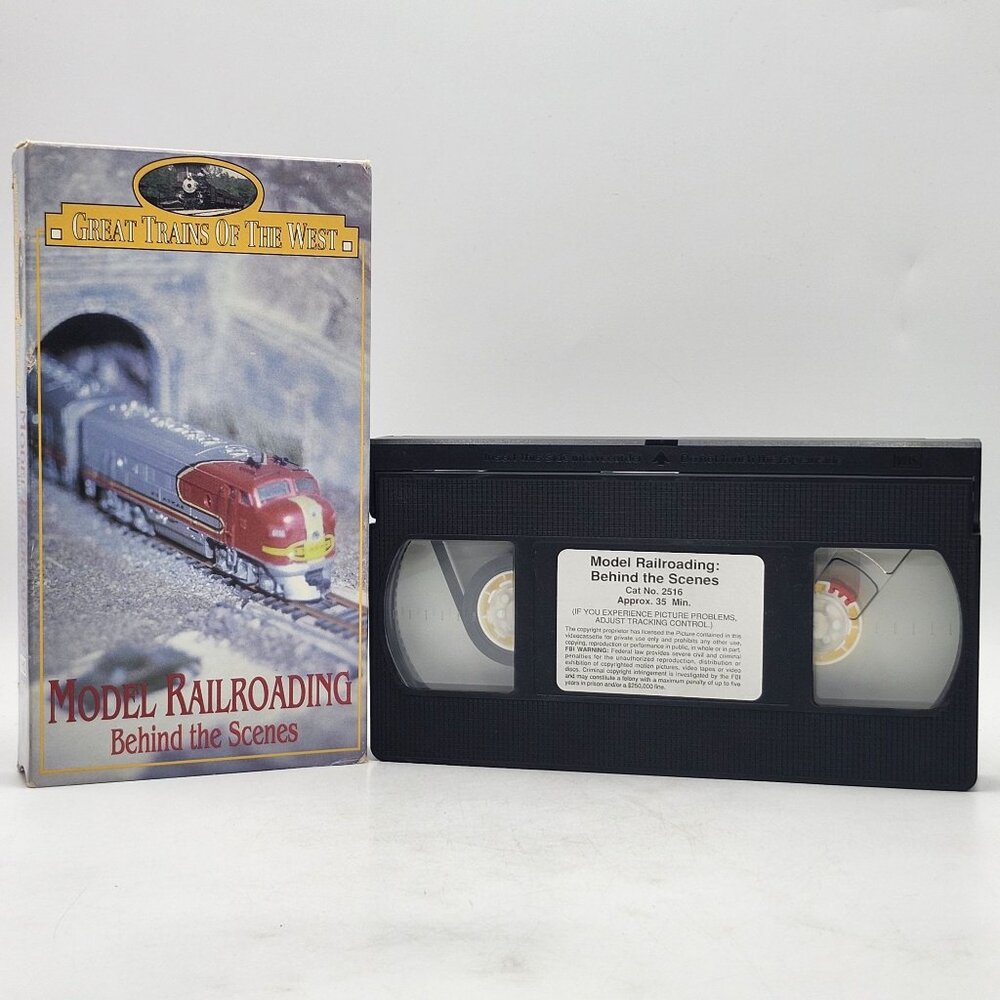 Great Trains Of The West Model Railroading Behind The Scenes VHS 1991 Greg James